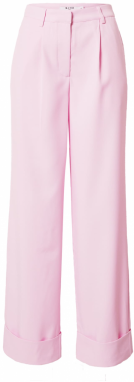 NA-KD Plisované nohavice  ružová