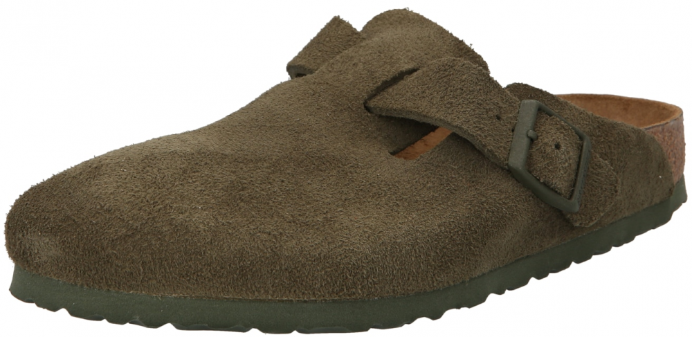 BIRKENSTOCK Šľapky 'Boston'  tmavozelená