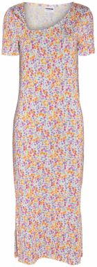 Noisy may Šaty  zlatá žltá / svetlofialová / tmavoružová / biela