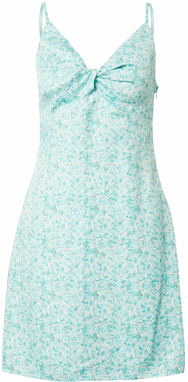 A LOT LESS Letné šaty 'Lynn'  krémová / svetlomodrá / trávovo zelená