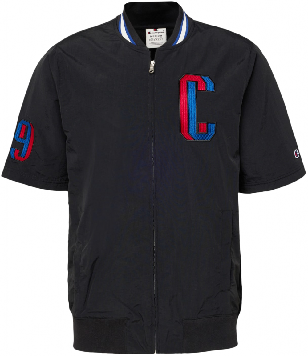 Champion Authentic Athletic Apparel Prechodná bunda  modrá / červená / čierna / biela