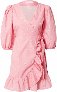 GLAMOROUS Šaty  ružová / ružová / biela