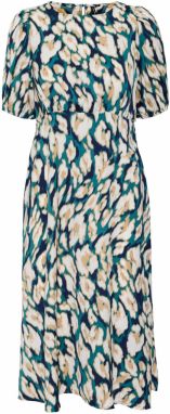 VERO MODA Košeľové šaty 'Alex'  béžová / tmavomodrá / zelená / biela