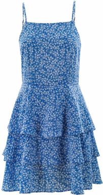 AIKI KEYLOOK Letné šaty 'Layette'  modrá / biela