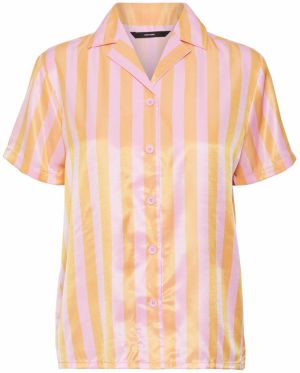 VERO MODA Blúzka 'Vikitika'  oranžová / svetloružová