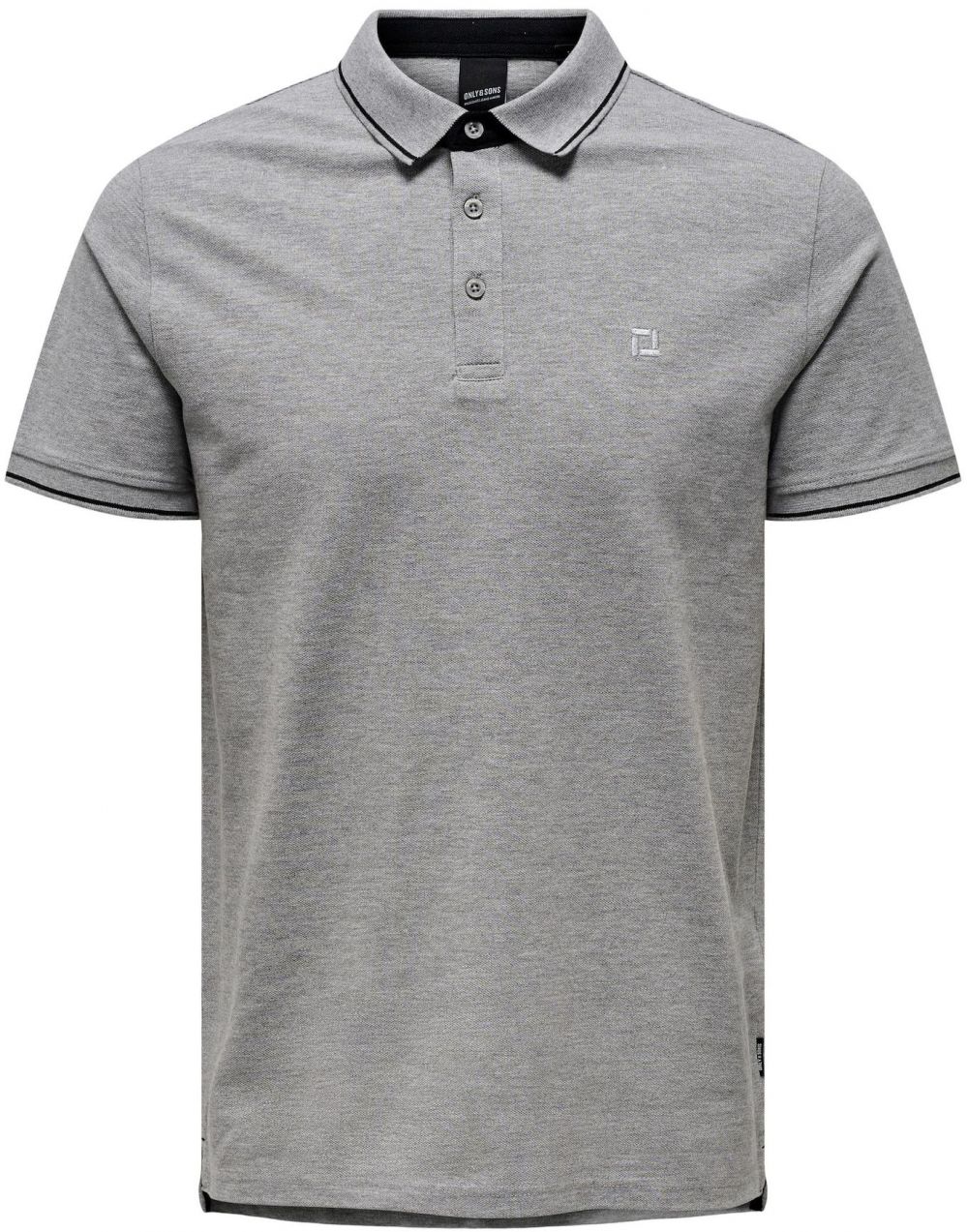 Only & Sons Tričko 'Fletcher'  sivá / čierna