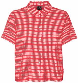 VERO MODA Blúzka 'DIXIE'  grenadínová / biela
