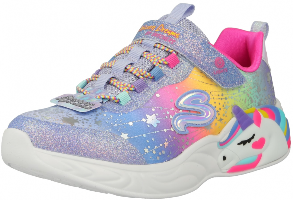SKECHERS Tenisky 'Unicorn Dreams'  modrá / žltá / fialová / ružová