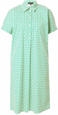 MORE & MORE Košeľové šaty  zelená / biela