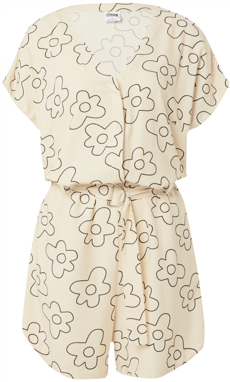 Urban Classics Overal  béžová / čierna