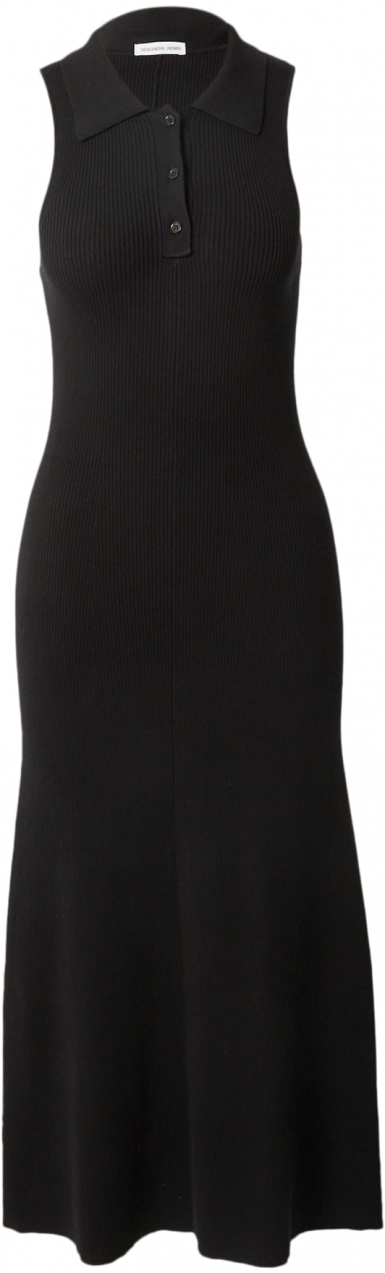 Designers Remix Pletené šaty 'Taliana'  čierna