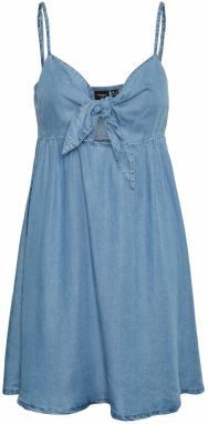 VERO MODA Letné šaty 'HARPER'  modrá denim