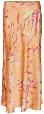 VERO MODA Sukňa 'HEART OLI'  svetložltá / pastelovo fialová / svetlooranžová / fuksia