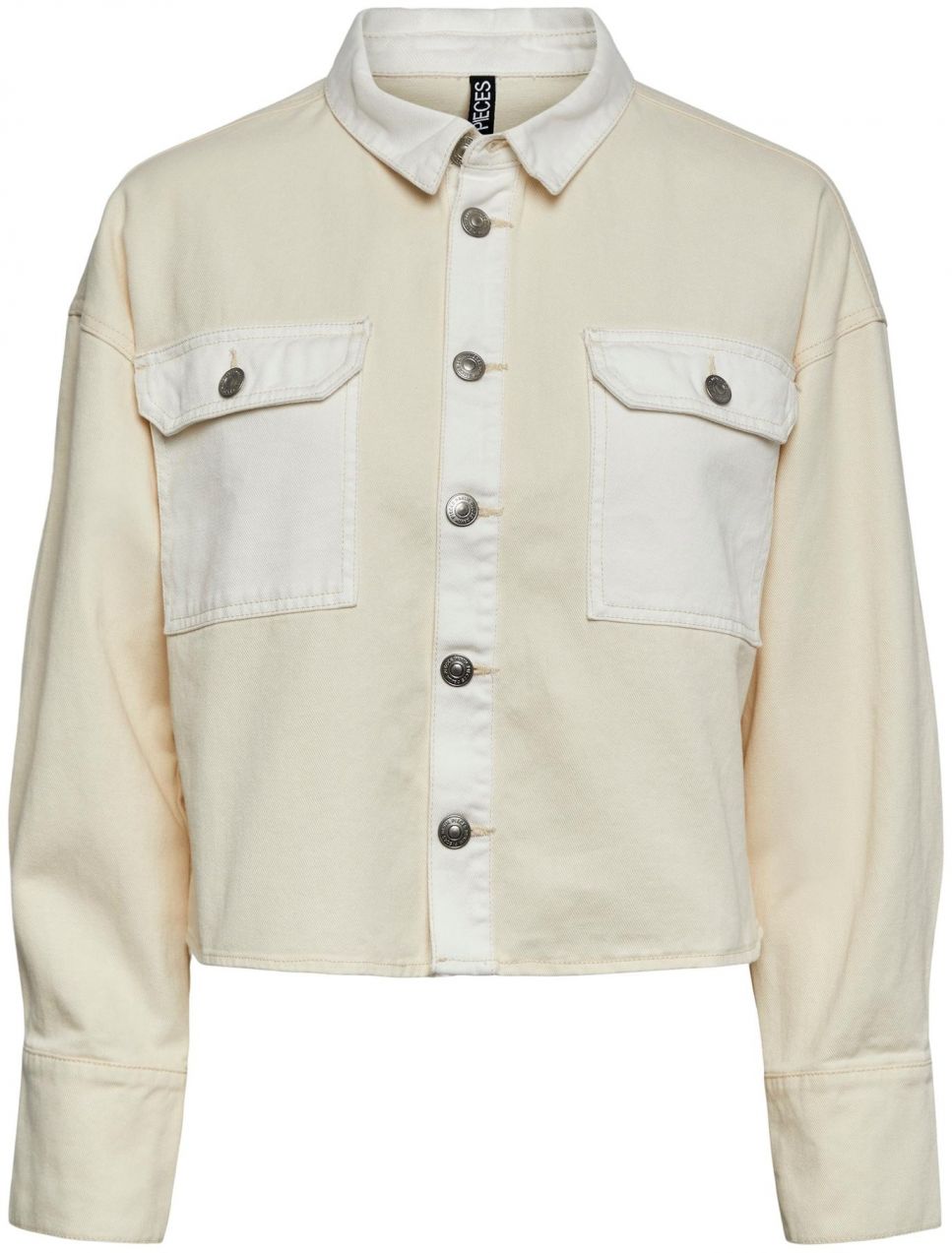 PIECES Prechodná bunda 'KAJA'  béžová / šampanské