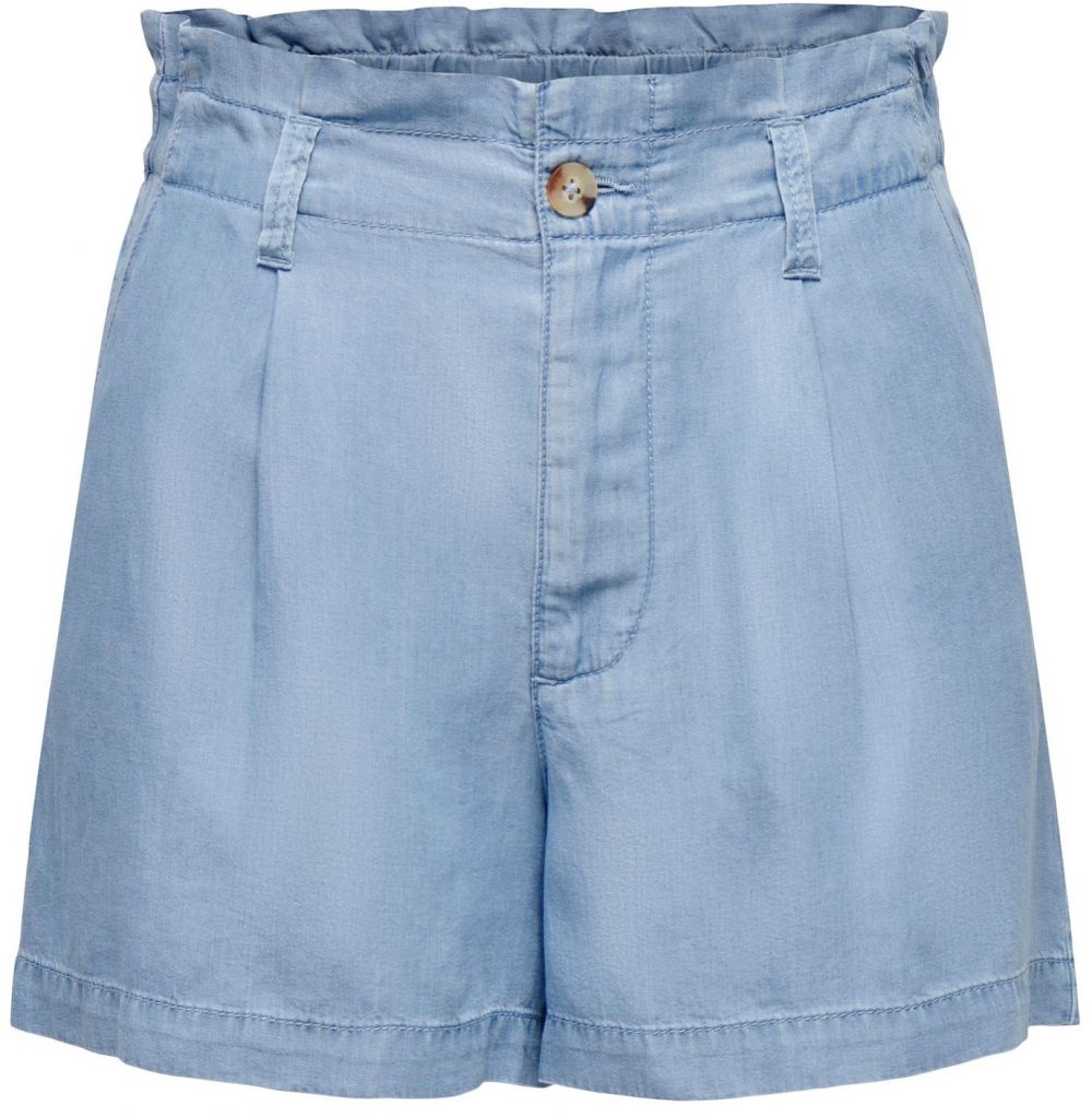 JDY Plisované nohavice 'ZELDA'  modrá denim