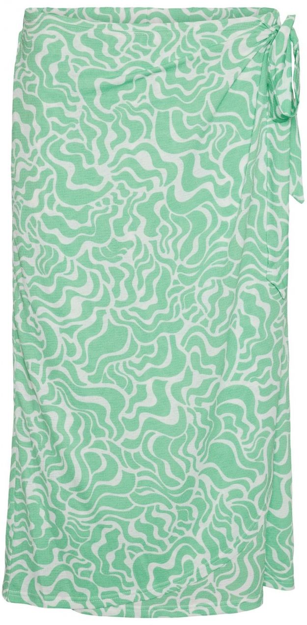 VERO MODA Sukňa  nefritová / biela