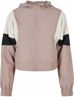 Urban Classics Prechodná bunda  rosé / čierna / biela