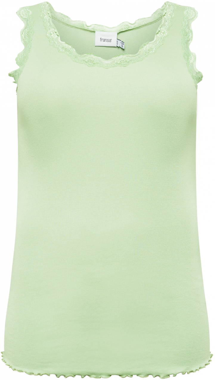 Fransa Curve Top  pastelovo zelená