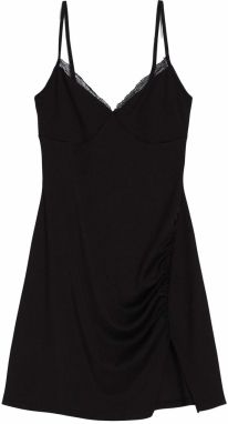 Bershka Šaty  čierna