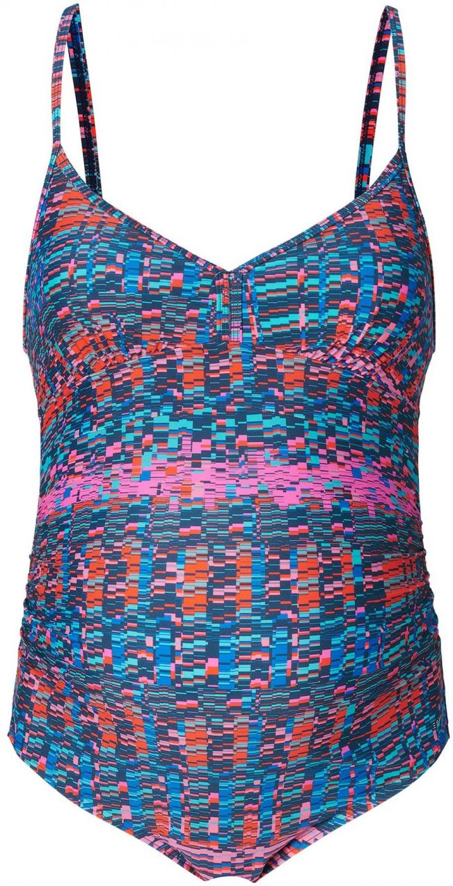 Esprit Maternity Jednodielne plavky  námornícka modrá / modrozelená / orchideová / červená