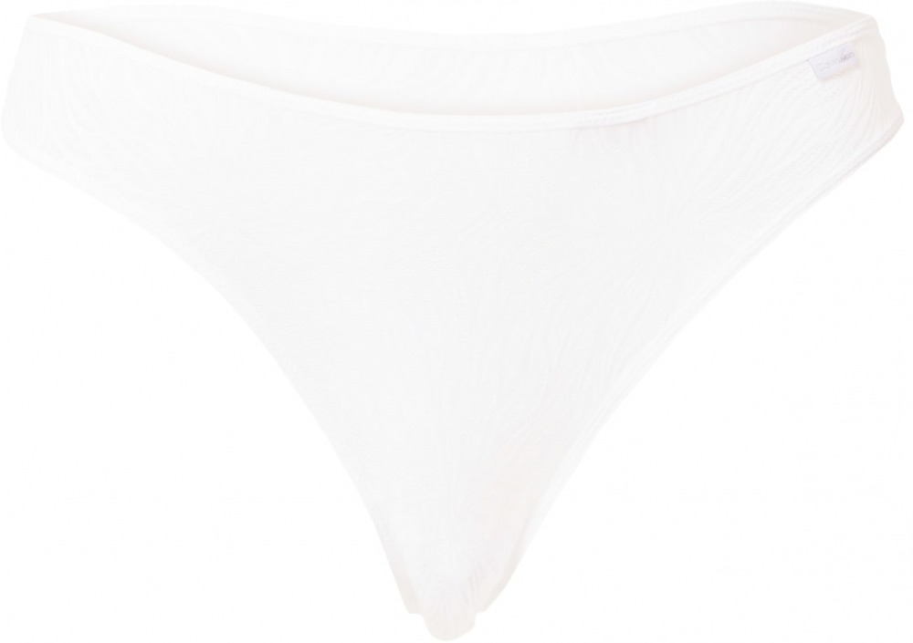 Calvin Klein Underwear Tangá  prírodná biela