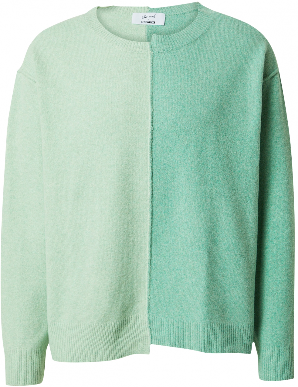 Sinned x ABOUT YOU Sveter 'Lewis'  mätová / nefritová