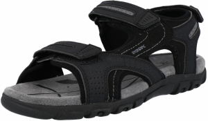 GEOX Sandále 'Strada'  čierna