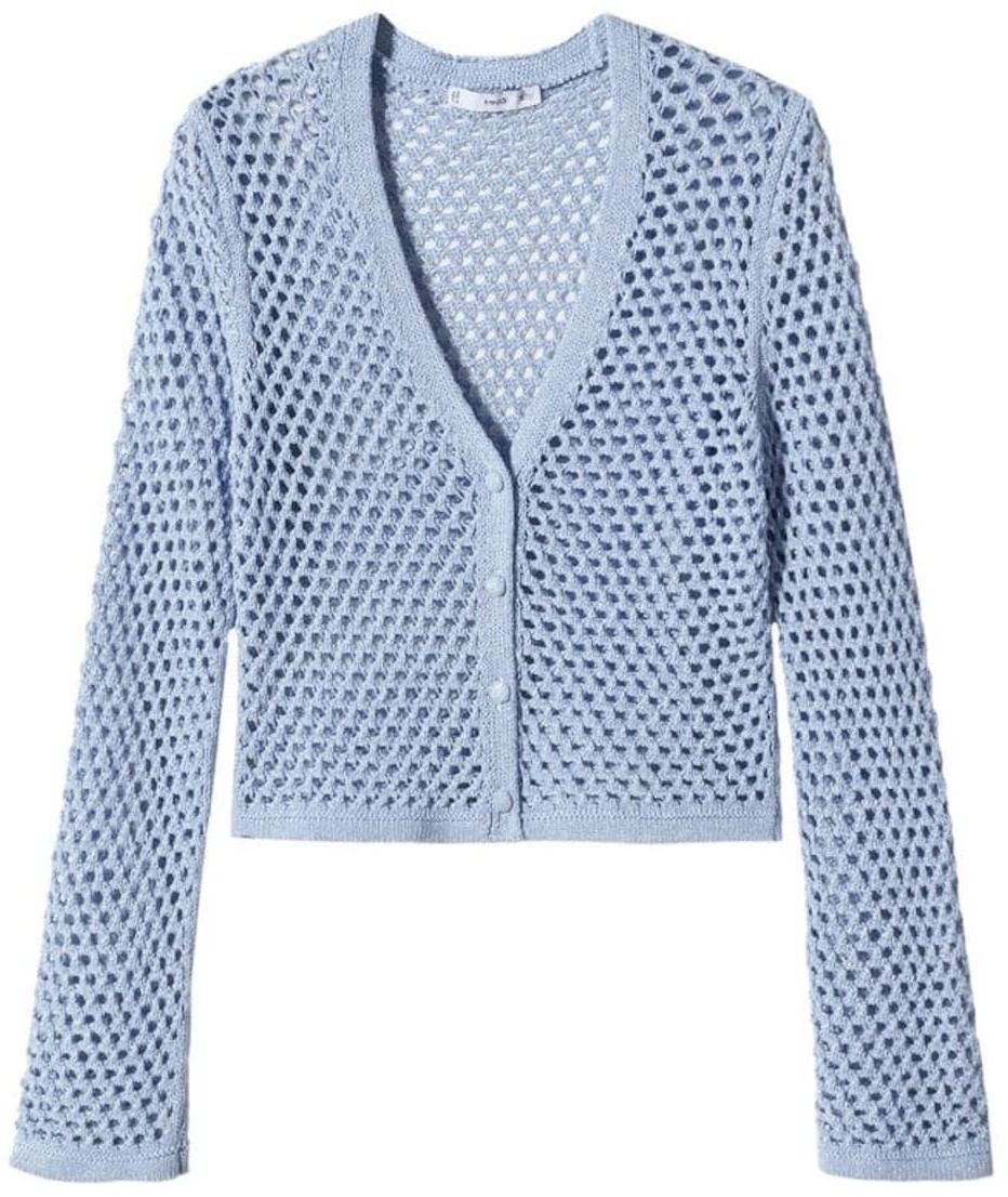 MANGO Kardigán 'Selpak'  svetlomodrá