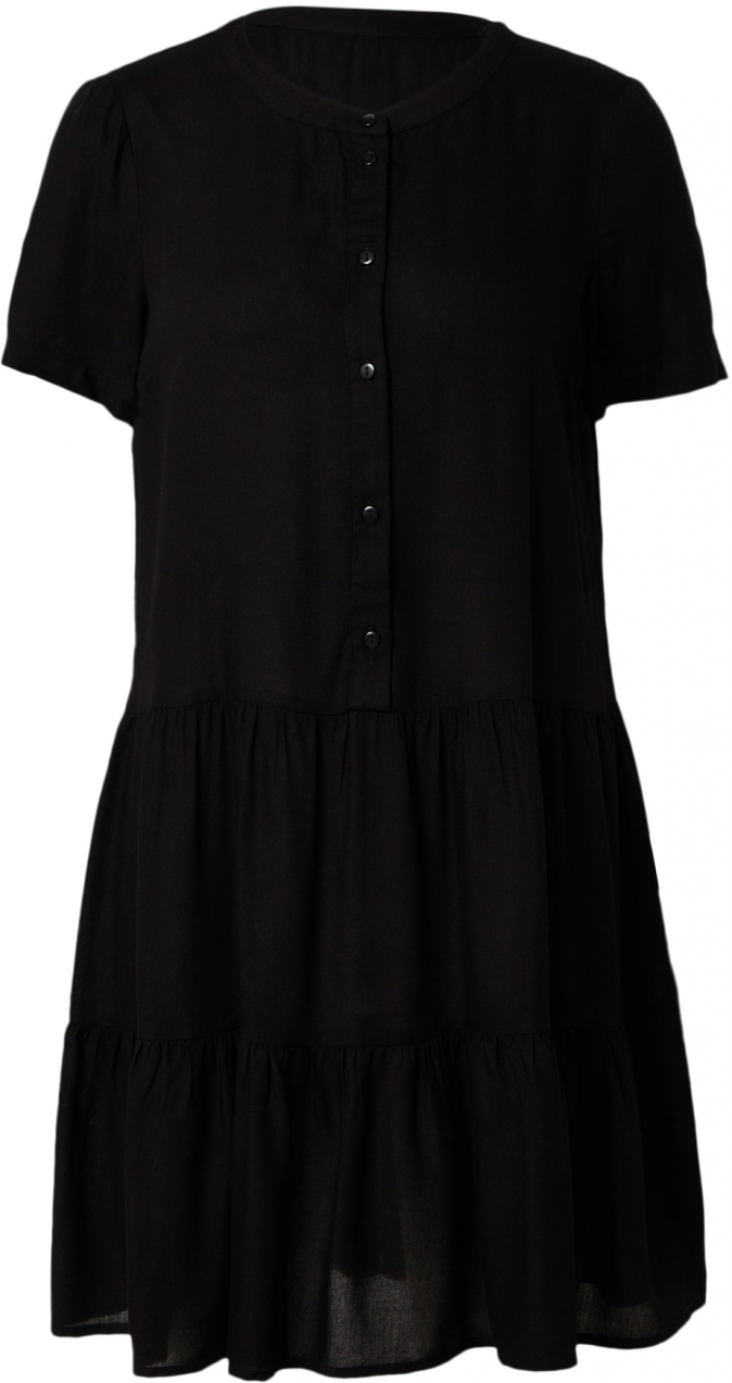VERO MODA Košeľové šaty 'Bumpy'  čierna