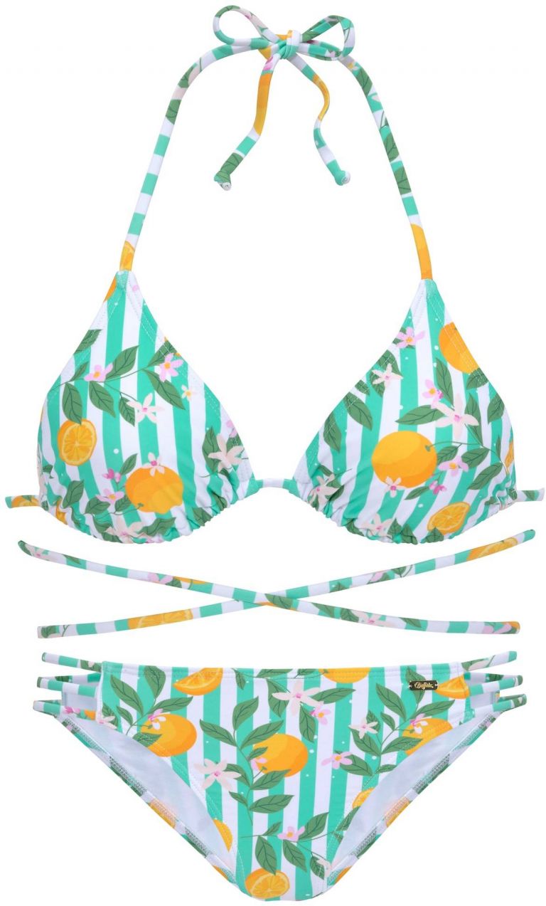 BUFFALO Bikiny  mätová / nefritová / mandarínková / šedobiela