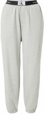 Calvin Klein Underwear Nohavice  sivá / čierna / biela