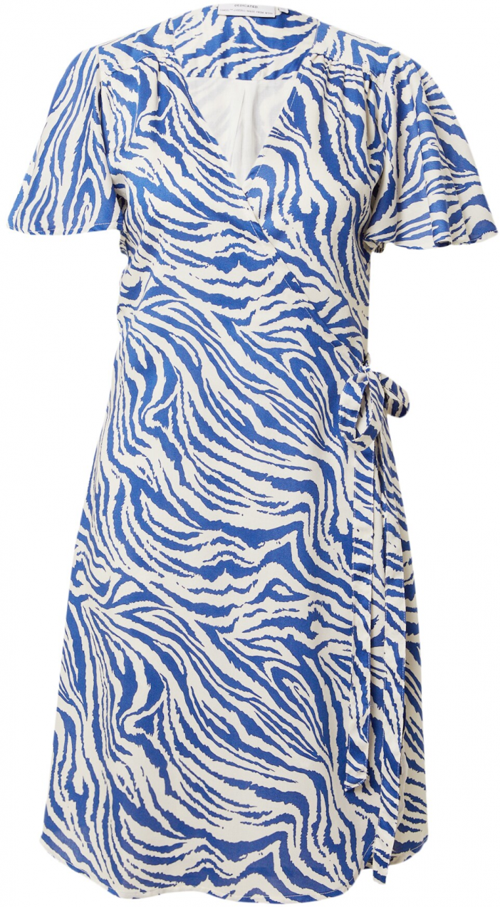 DEDICATED. Šaty  kráľovská modrá / biela