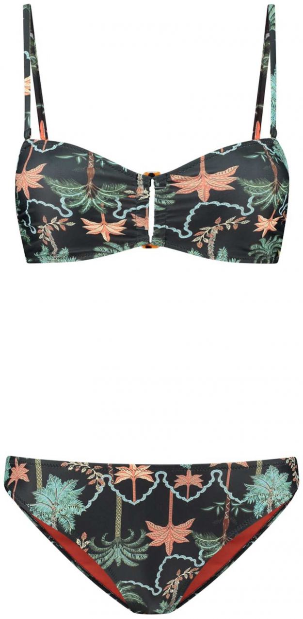 Shiwi Bikiny 'Zoe'  tmavozelená / oranžová / čierna