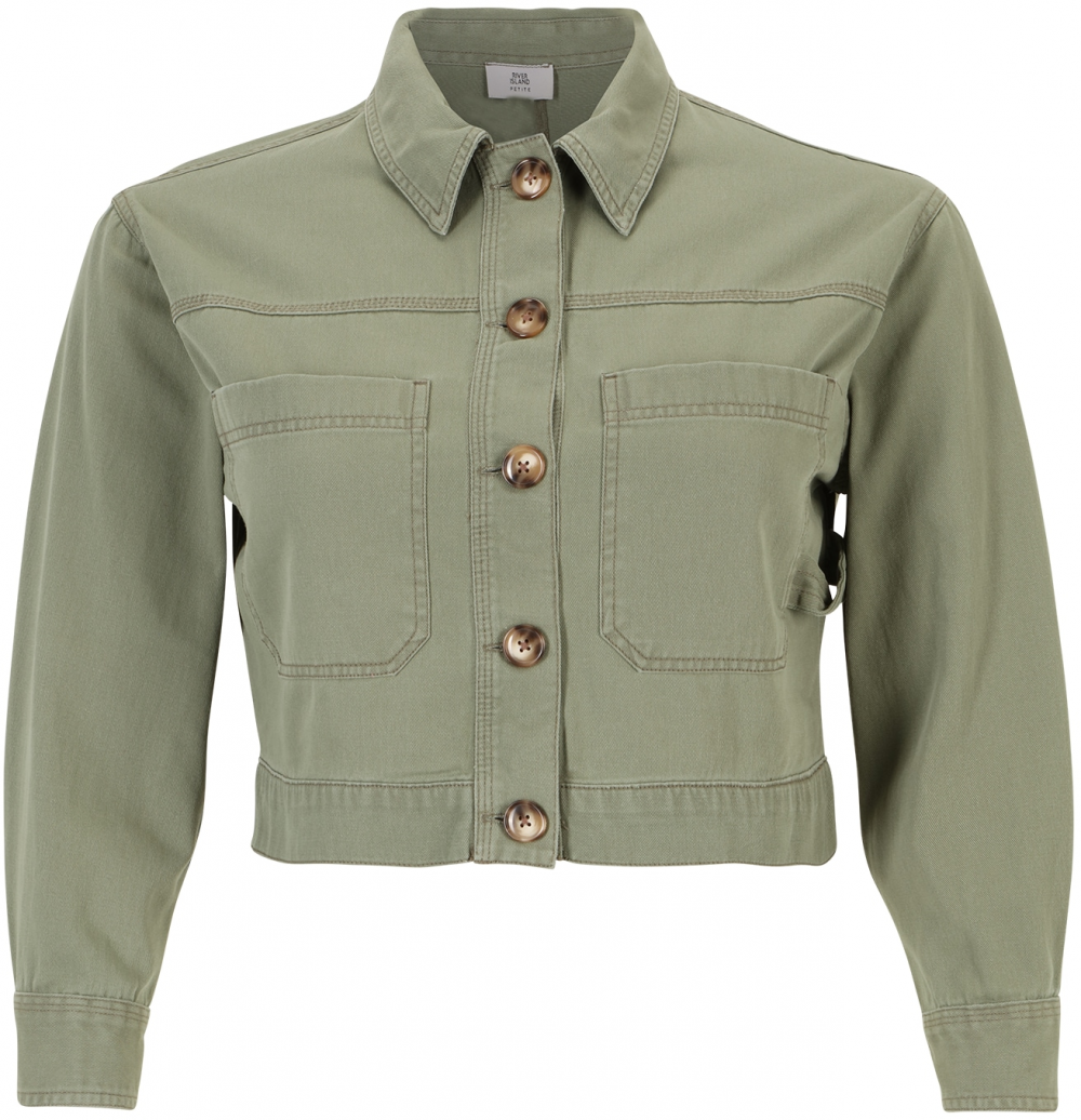 River Island Petite Prechodná bunda  kaki