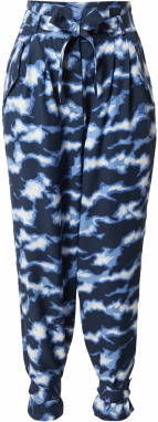 Pepe Jeans Plisované nohavice 'EVANI'  námornícka modrá / svetlomodrá / biela