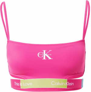 Calvin Klein Swimwear Bikinový top  vodová / jablková / pitaya / biela