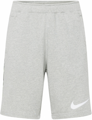 Nike Sportswear Nohavice  tmavosivá / šedobiela