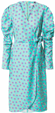 Closet London Šaty  nefritová / svetlofialová / marhuľová
