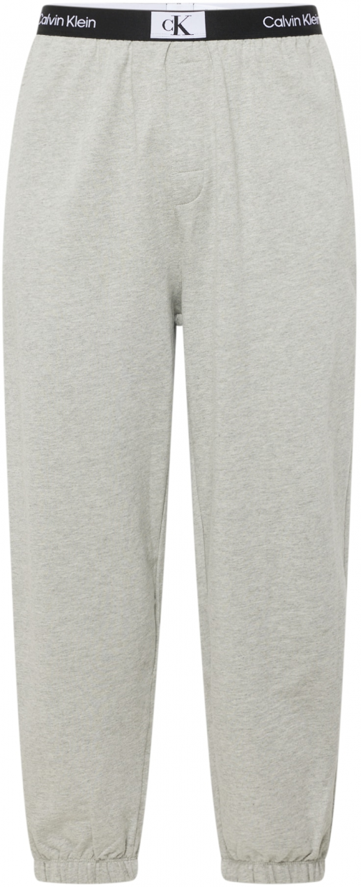 Calvin Klein Underwear Pyžamové nohavice  sivá / čierna / biela