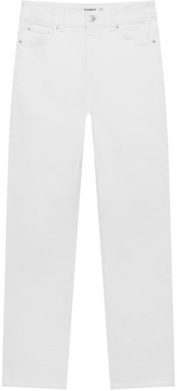 Pull&Bear Džínsy  biely denim
