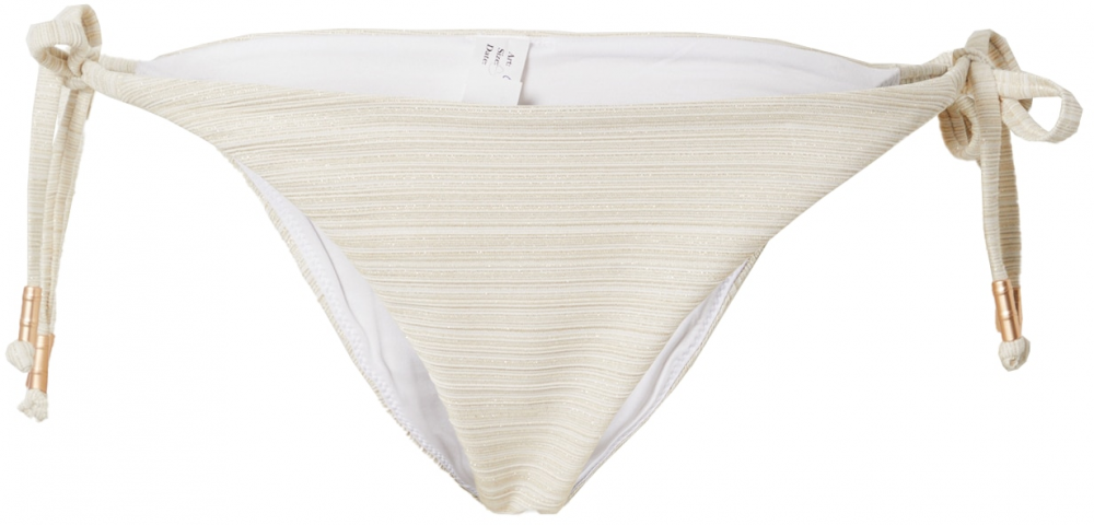 Hunkemöller Bikinové nohavičky  zlatá / šedobiela