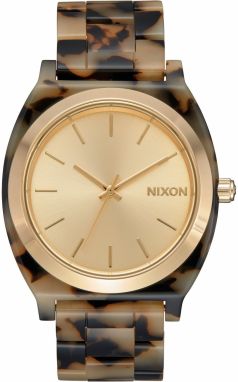 Nixon Analógové hodinky  béžová / hnedá / zlatá