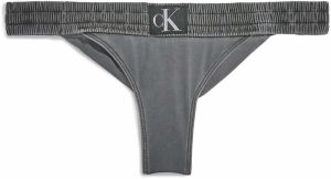 Calvin Klein Swimwear Bikinové nohavičky  čierny denim