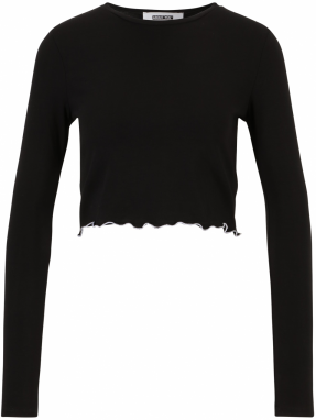 ABOUT YOU x Chiara Biasi Tričko 'Jule'  čierna / biela