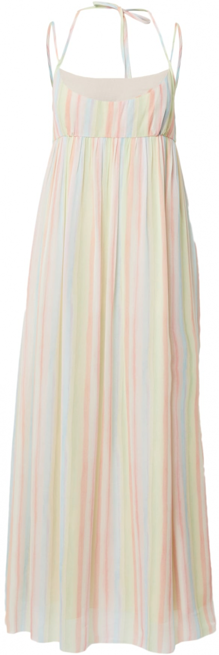 DRYKORN Letné šaty 'SILMA'  svetlomodrá / oranžová / pastelovo ružová