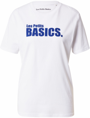 Les Petits Basics Tričko  modrá / biela