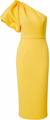 Jarlo Kokteilové šaty 'Velvette'  žltá
