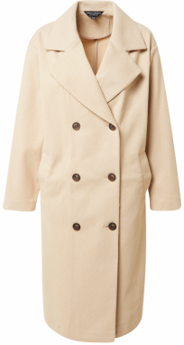 Dorothy Perkins Prechodný kabát  svetlobéžová / biela
