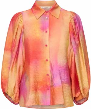 InWear Blúzka 'Tedra'  orchideová / koralová / svetlooranžová / svetločervená