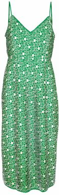 VERO MODA Šaty 'SONEY'  zelená / biela